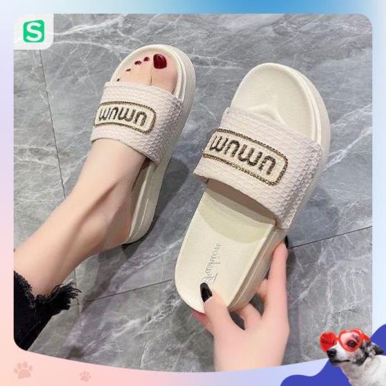 Dép Bánh Mỳ Nữ MUMU Độn Đế Siêu Hót Trends