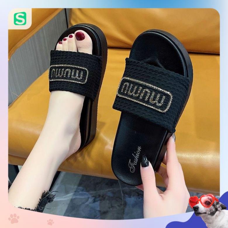 Dép Bánh Mỳ Nữ MUMU Độn Đế Siêu Hót Trends