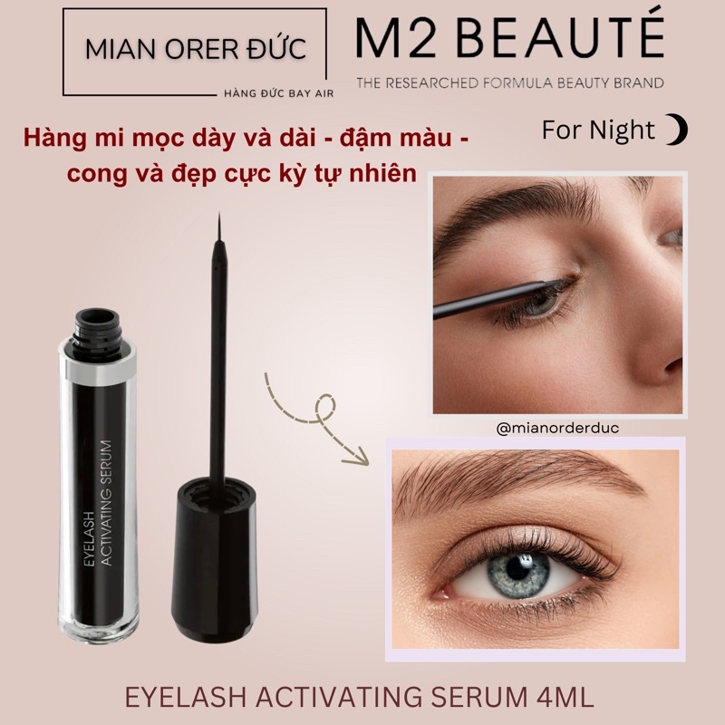 Serum mọc mi M2 BEAUTÉ activating serum 4ml - hàng nội địa Đức