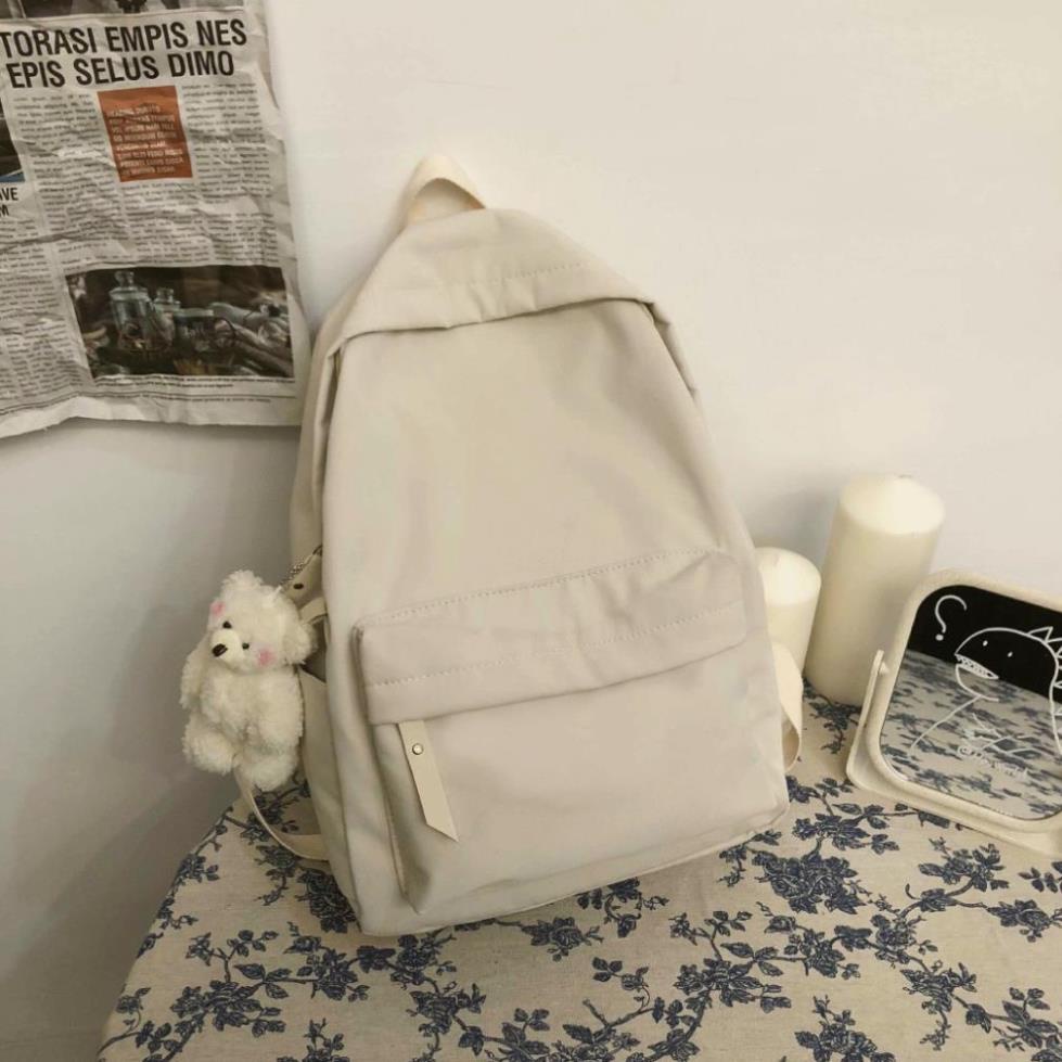 Balo nữ balo nam giá rẻ thời trang đi học đựng laptop phong cách basic ulzzang BL3