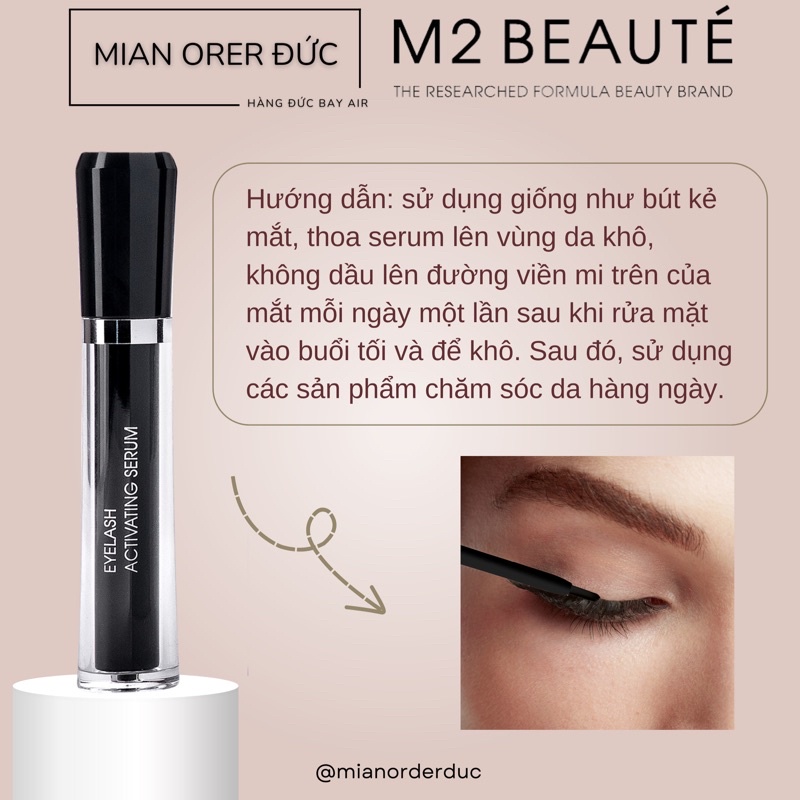 Serum mọc mi M2 BEAUTÉ activating serum 4ml - hàng nội địa Đức