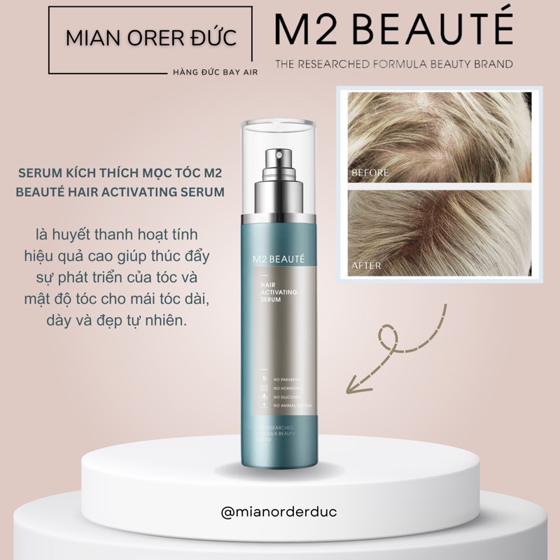 Serum mọc tóc M2 BEAUTÉ hair activating serum 120ml - hàng nội địa Đức