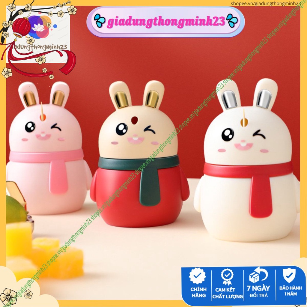 Hộp Đựng Tăm Xỉa Răng Dạng Nhấn Hình Thỏ Đáng Yêu -Ống đựng tam đựng tăm hình thỏ, heo dễ thương có nút ấn