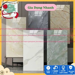 Set 10 Tấm Nhựa Dán Tường PVC Vân Đá 3D Siêu Đỉnh Kích Thước 60cm x 30cm Keo Sẵn Dày 2,5mm O.P .2 1