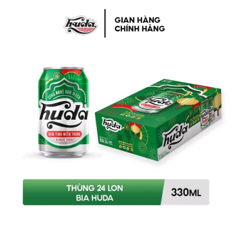 Bia Huda lon 330ml