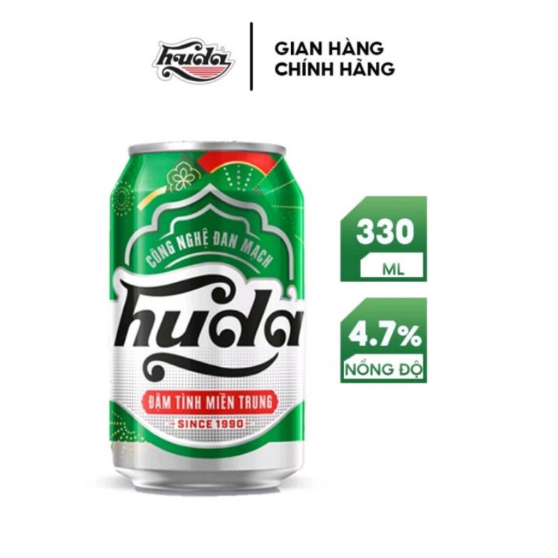 Bia Huda lon 330ml