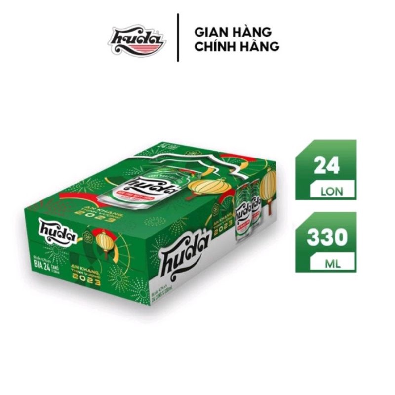Bia Huda lon 330ml