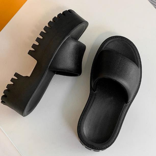 Dép bánh mì nữ xinh đế cao LUISV thời trang nịnh dáng bản mới cao cấp fullsize