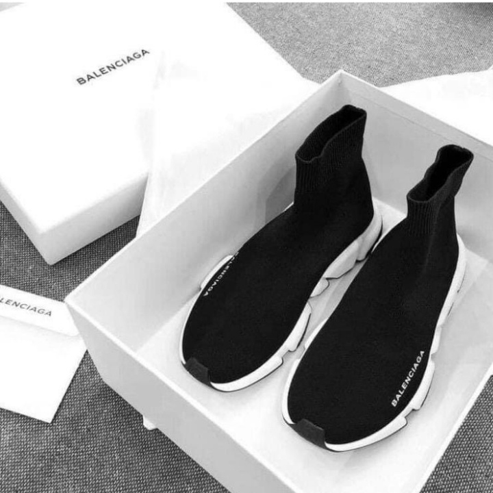 Giày Balenciaga Speed Cổ Chun, Giày Balenciaga Màu Đen Nam Nữ Thể Thao Hàng Đẹp Full size nam nữ