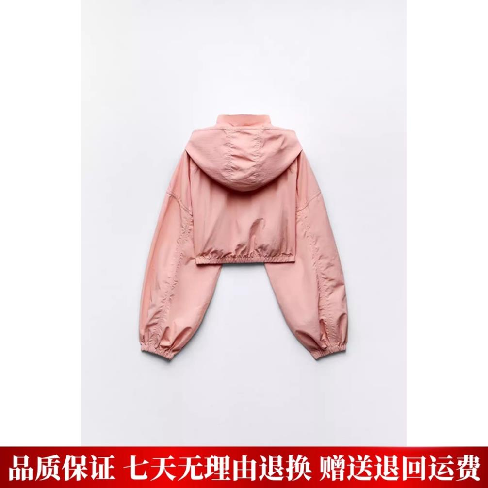 Morocco Zara Áo Khoác Có Mũ Trùm Dáng Ngắn Màu Trơn Thời Trang Mùa Thu Cá Tính 4391996