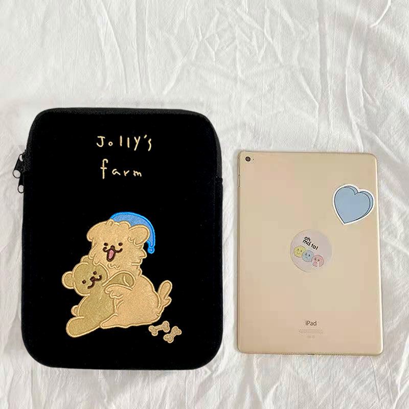 Túi Đựng Máy Tính Bảng Họa Tiết Hoạt Hình Dễ Thương Cho ipad10.2 inch air2 / 3 pro10.5 inch Bảo Vệ