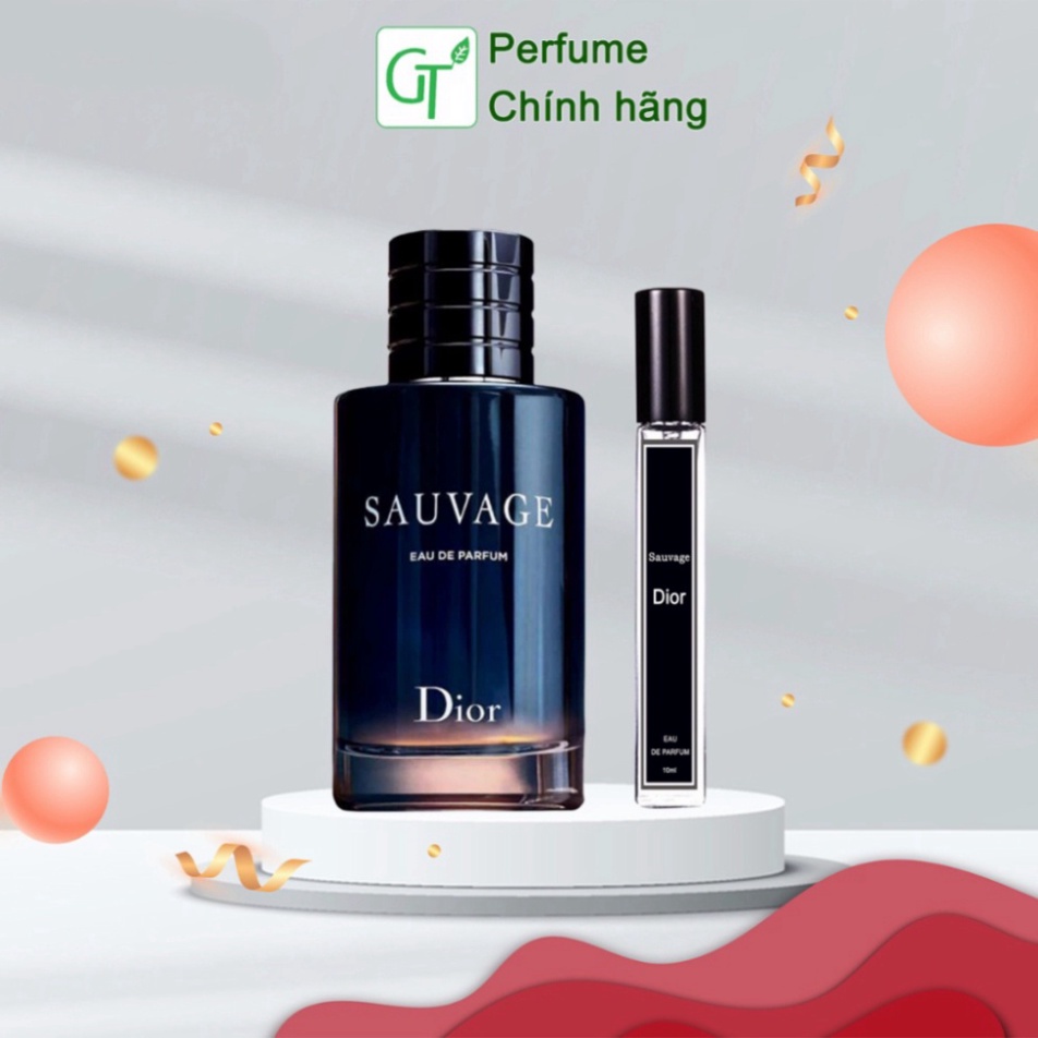 Nước hoa GT Hương SAUVAGE Chai chiết 10ml - Nam Tính, sang trọng, mạnh mẽ