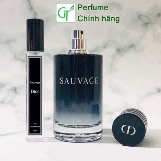 Nước hoa GT Hương SAUVAGE Chai chiết 10ml - Nam Tính, sang trọng, mạnh mẽ