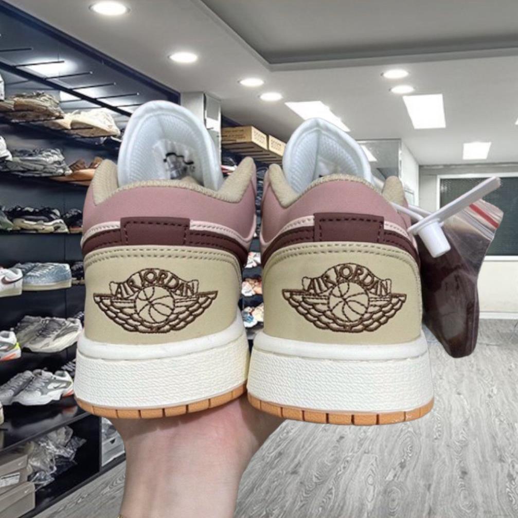 Giày thể thao Jordan 1 Low Milk Tea, JD Thấp Nâu Trà Sữa Bản Đẹp Chuẩn SC, Fullsize nam nữ