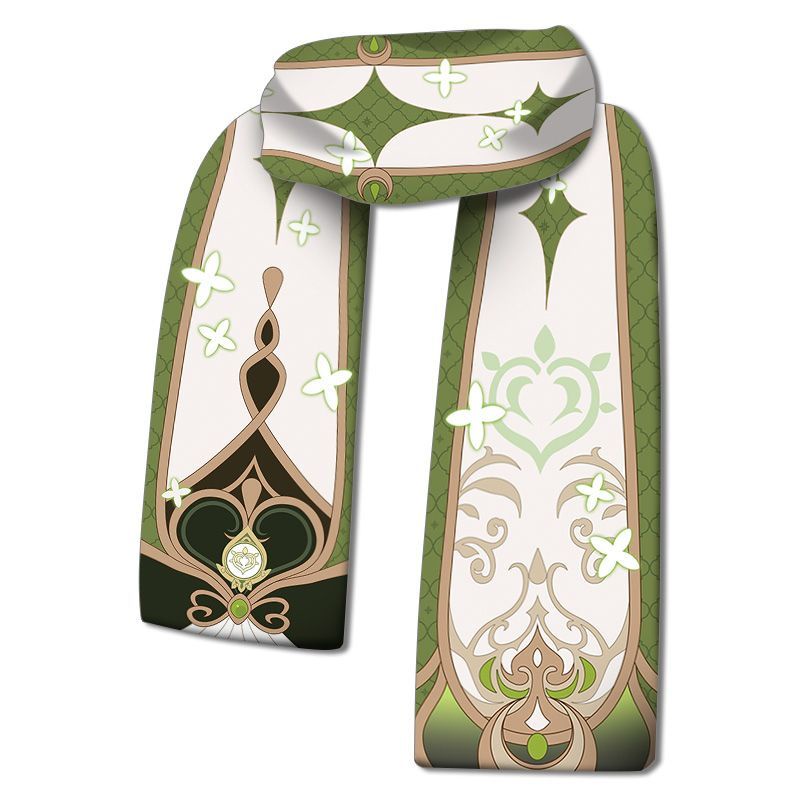 Genshin Quạt Nhung Hai Chiều Hai Mặt Ấm Áp nashida wanyu zhongli