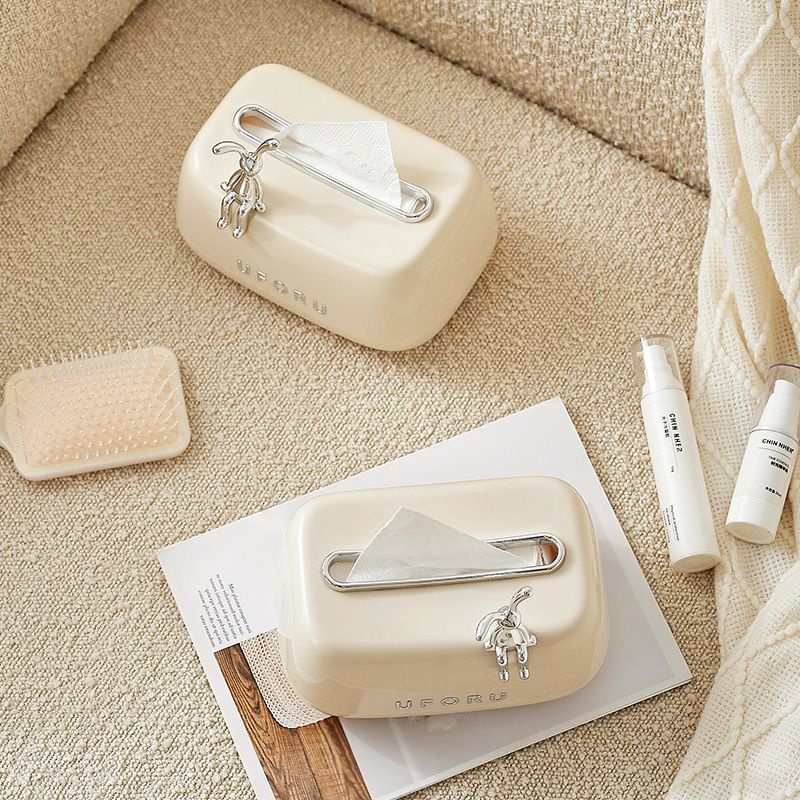 Hộp đựng khăn giấy BDO kiểu cây kem để trang trí phòng khách phòng tắm