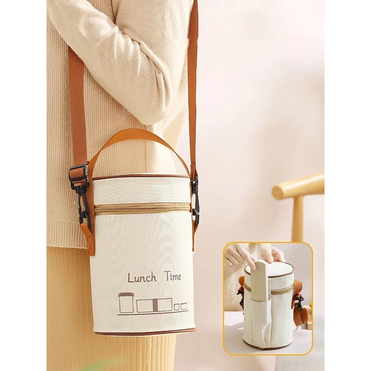 Japanese Bento Packing Bag With Rice Office Workers Insulation Household Small Bento Bag