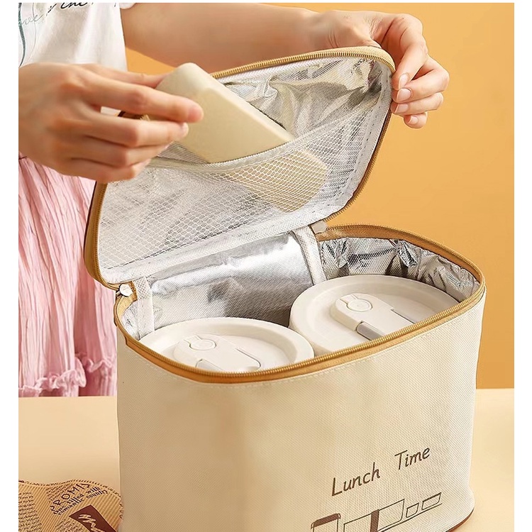 Japanese Bento Packing Bag With Rice Office Workers Insulation Household Small Bento Bag