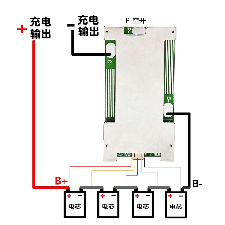 Mạch Cân Bằng Pin 4S 150A BMS Dùng Cho Hệ Pin 3.2V 32650, 33140