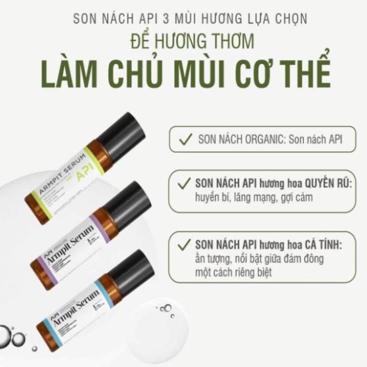 Serum khử mùi hôi nách API Son Nách API ngăn tiết mồ hôi 72h 10ml
