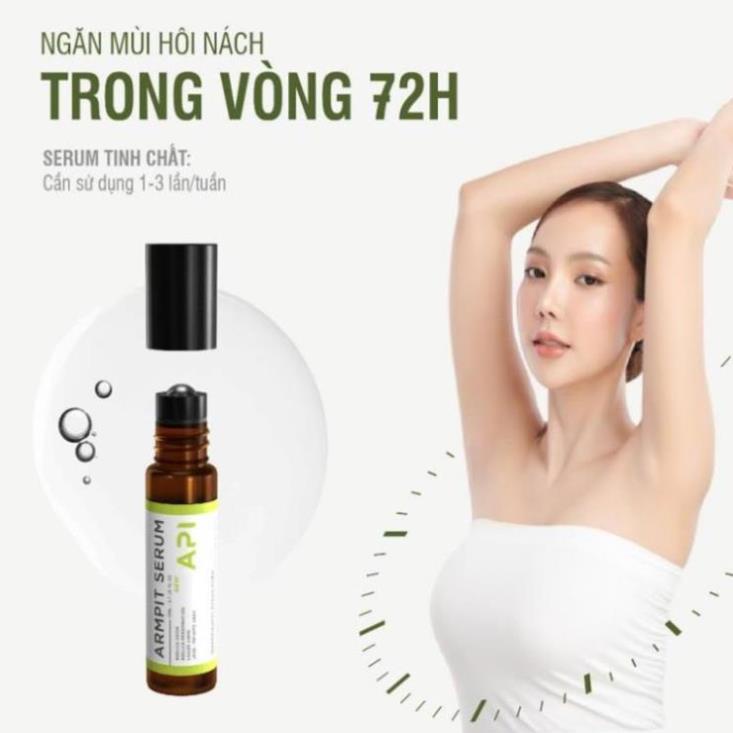 Serum khử mùi hôi nách API Son Nách API ngăn tiết mồ hôi 72h 10ml