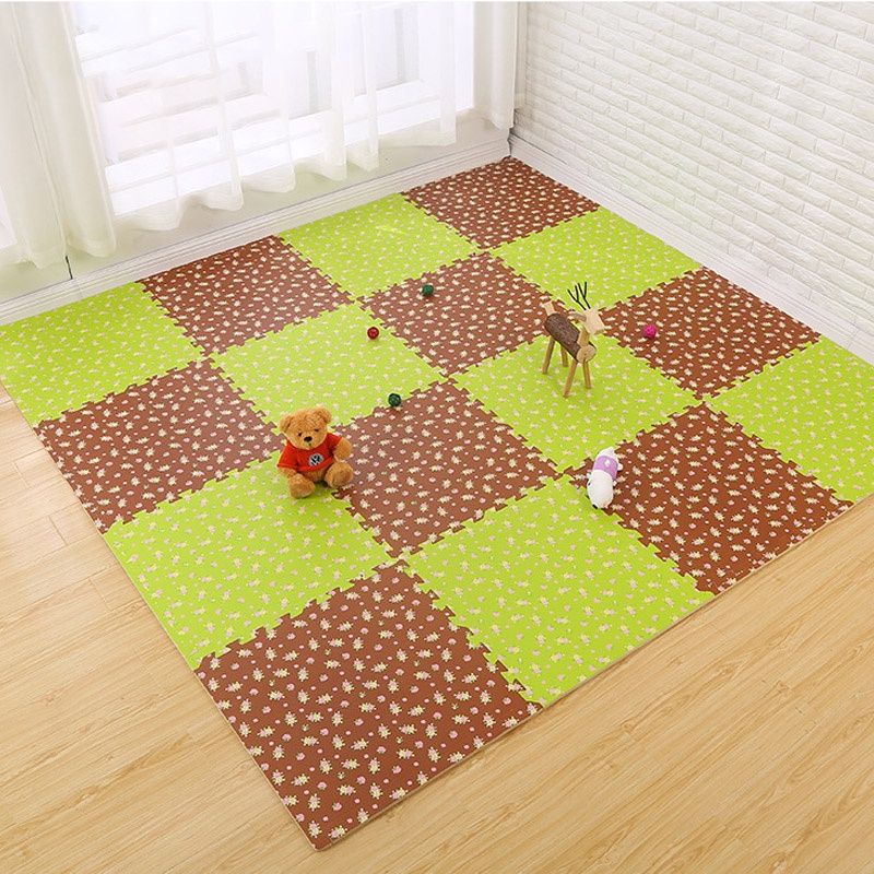 Thảm Xốp Ghép Lót Sàn 30 * 30Cm Cho Bé Tập Bò