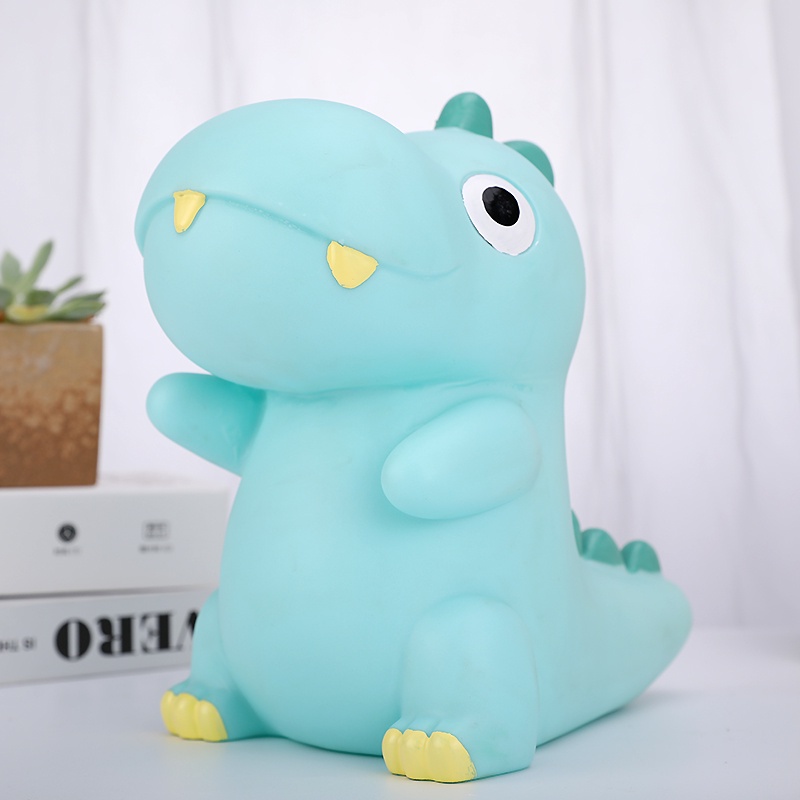 Ống Heo Tiết Kiệm Bằng vinyl Chống Rơi Hình Khủng Long Hoạt Hình Sáng Tạo Dành Cho Trẻ Em