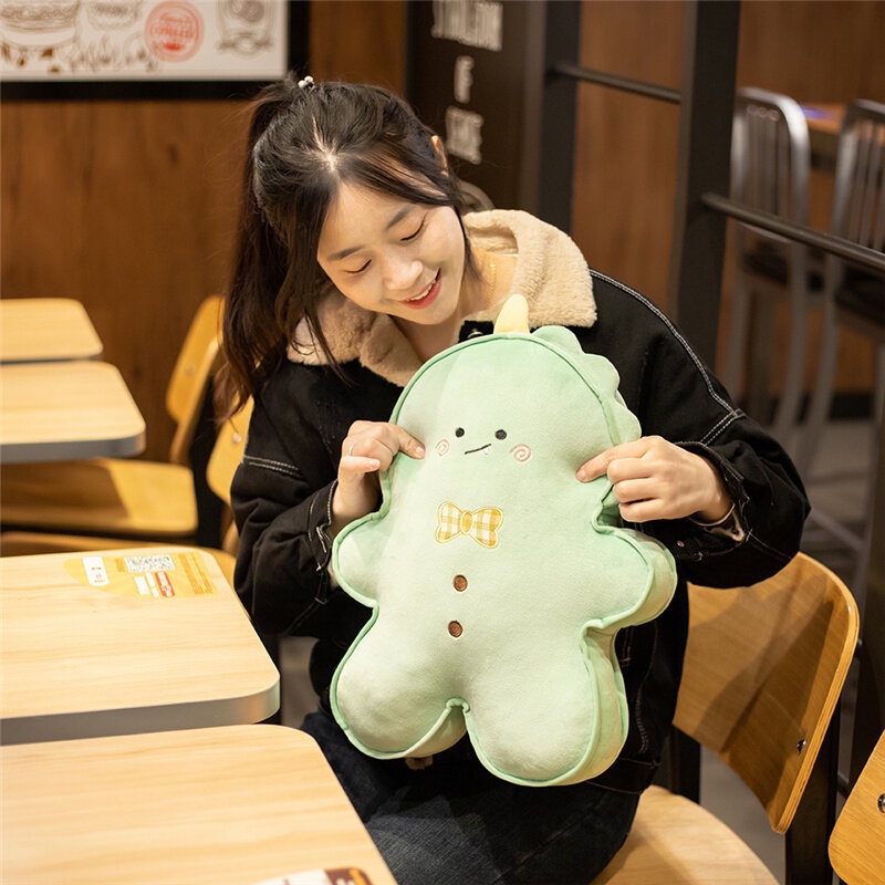 Munroe Gối Ngủ Nhồi Bông Hình Gingerbread man Bánh Quy Gừng Thỏ Ragdoll Dễ Thương Dùng Làm Quà Tặng Cho Bạn Gái