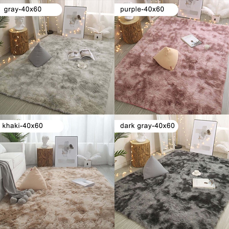 Thảm Len Lót Sàn Nhuộm Màu Kiểu Dáng Đơn Giản Hiện Đại