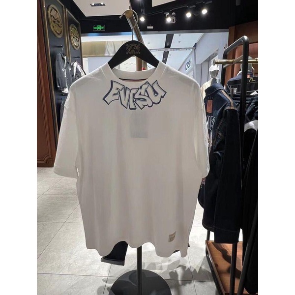 Áo Thun evisu Tay Ngắn Dáng Rộng In logo m Cỡ Lớn Thời Trang Mùa Hè 2023 Cho Nam Và Nữ