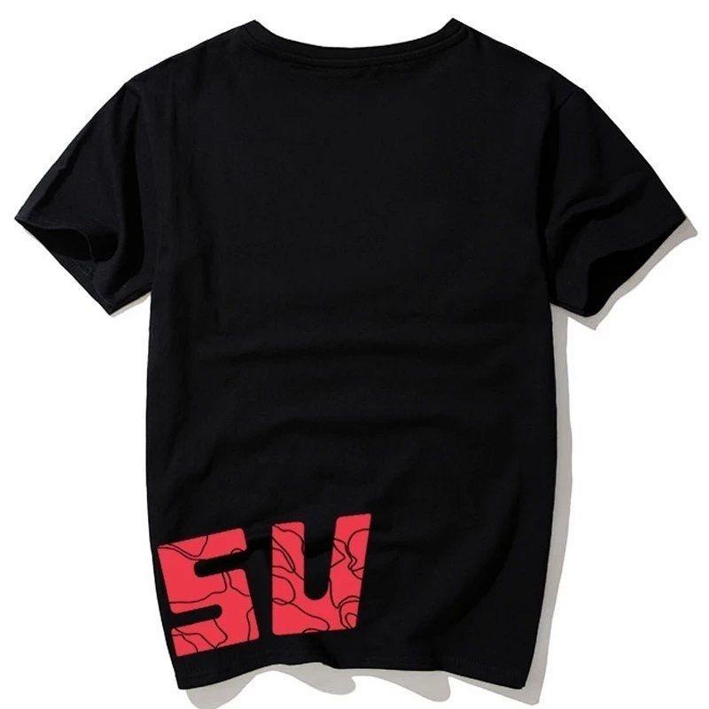 Evisu Áo Thun cotton Ngắn Tay Dáng Rộng In logo 23ss Cá Tính Theo Phong Cách Hongkong