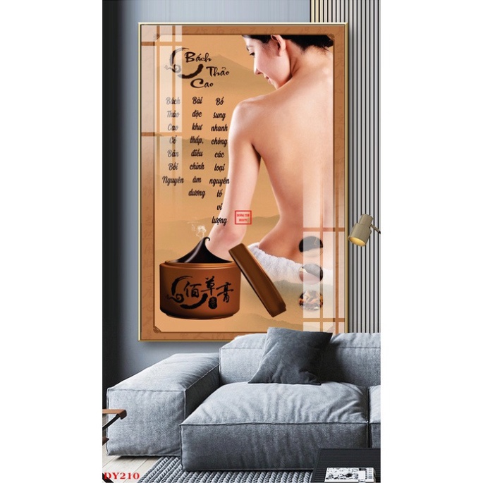 Tranh Spa Đông Y Dưỡng Sinh - Tranh Spa - Tranh dán tường