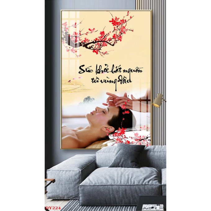 Tranh Spa Đông Y Dưỡng Sinh - Tranh Spa - Tranh dán tường