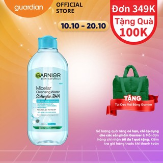 Nước Tẩy Trang Cho Da Dầu Mụn Micellar Water Garnier 400Ml