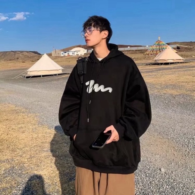 Áo Khoác Nỉ Hoodie Zip chữ M Nhiều Màu Form Rộng Unisex Phù hợp cho cả Nam Nữ hot 2023