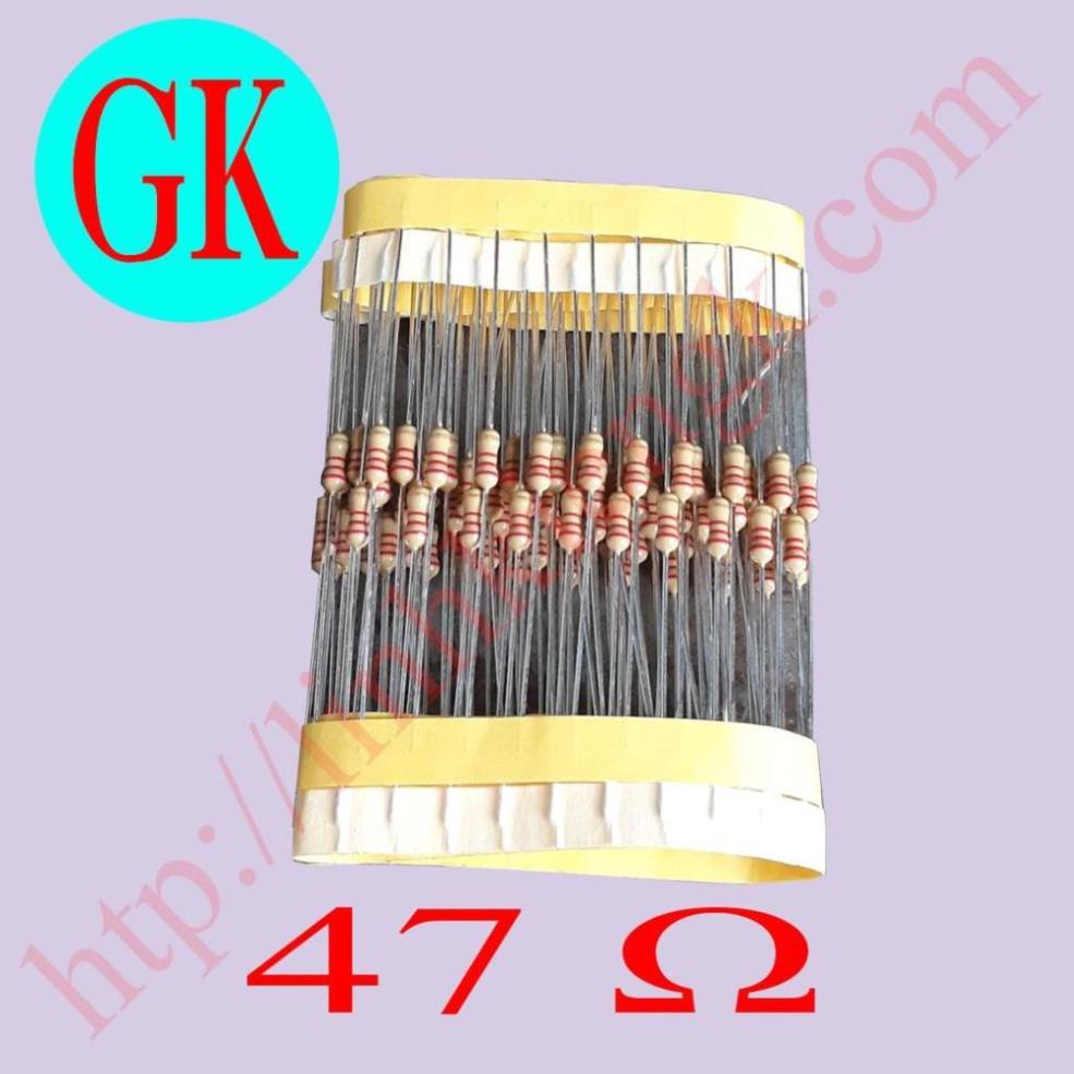 (100 con) Điện trở  47 ôm 1/4W [A-09-22]