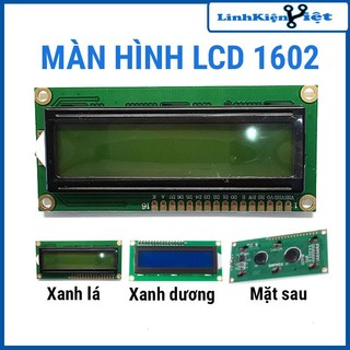 Màn hình LCD 1602 2 màu xanh dương-xanh lá