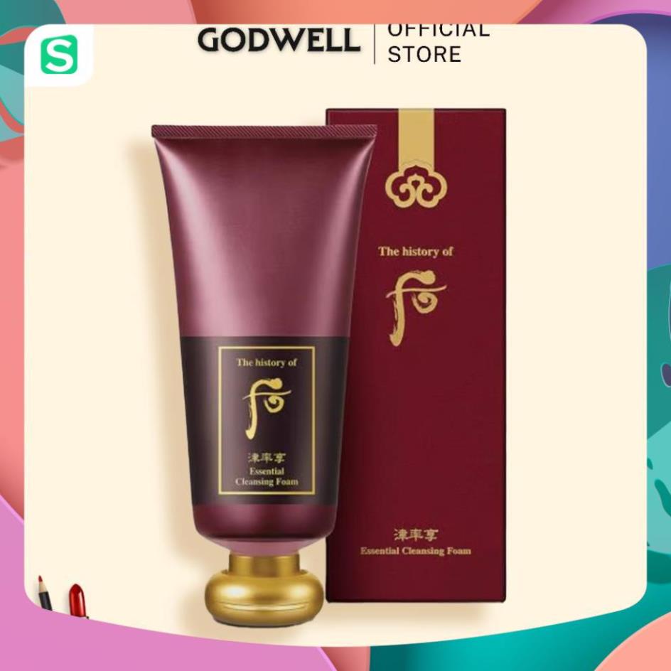 [THE HISTORY OF WHOO]  Sữa Rửa Mặt Jinyul Essential Cleansing Foam 180ml