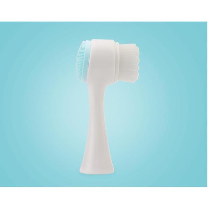 Cọ massage rửa mặt KOREA 2 đầu 3D gai silicon