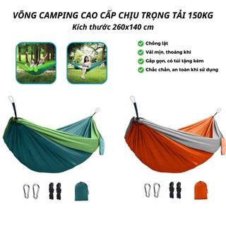 Võng camping, võng xếp, võng dã ngoại 260*140cm gấp gọn siêu nhẹ, đi cắm trại,du lịch tiện lợi