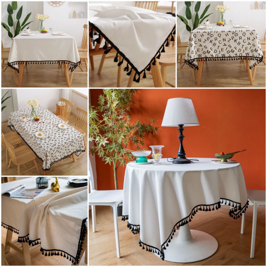 KHĂN TRẢI BÀN VẢI THÔ họa tiết / thảm trải, phủ tủ chống bụi hoa văn vintage