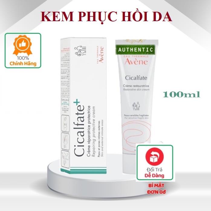 Kem phục hồi da Avene tổn thương do mụn, peel, lăn kim Cicalfate Repair Cream 100ml /