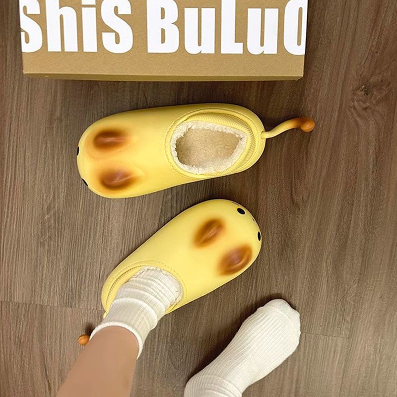 Dép Bông Đi Trong Nhà Chống Trượt Hình Hoạt Hình Xinh Xắn Cho Nữ