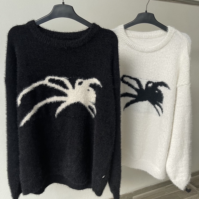 Áo len unisex Spider 2 màu   AL204