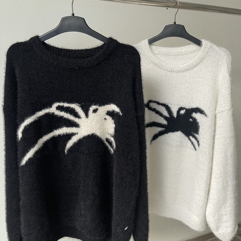 Áo len unisex Spider 2 màu   AL204