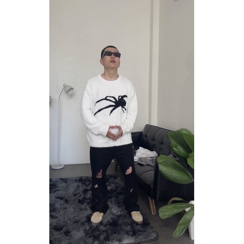 Áo len unisex Spider 2 màu   AL204