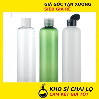 Chai nhựa nắp bật ❂ chai nhựa pet nắp bật 150ml,200ml,250ml,300ml chiết mỹ phẩm , phụ kiện du lịch