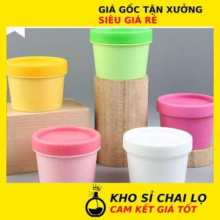 Hủ hộp đựng kem ❂ hũ hộp ly thái 50g,100g,200g chiết mỹ phẩm, đựng bột, phụ kiện du lịch