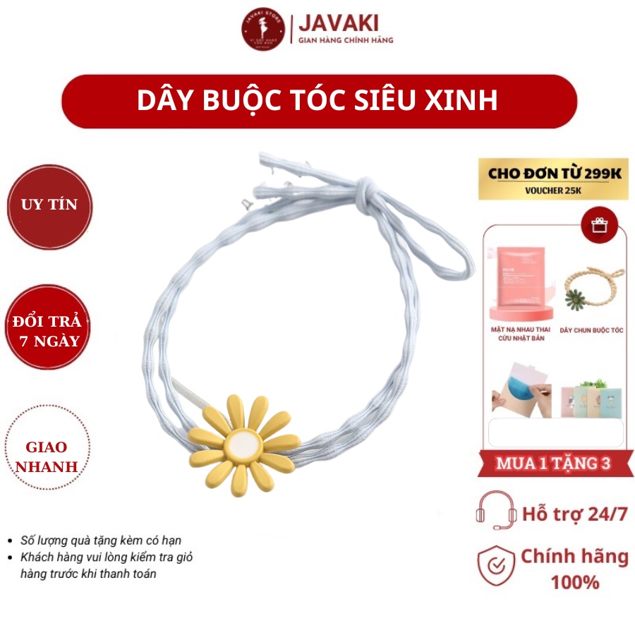 Dây buộc tóc Hàn Quốc hoa cúc