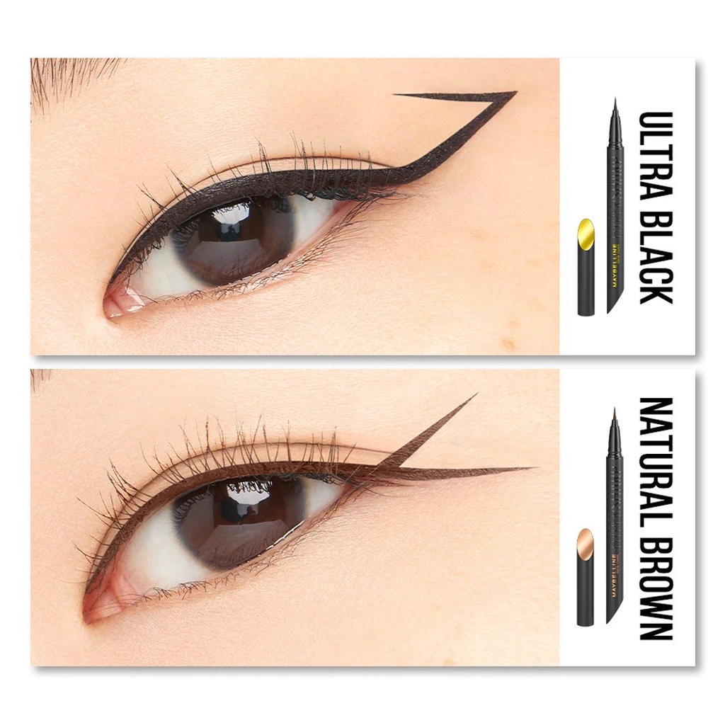 Bút Kẻ Mắt Nước Maybelline Hyper Sharp Extreme Liner #BK-1 Ultra Black Đen 0,4Gr